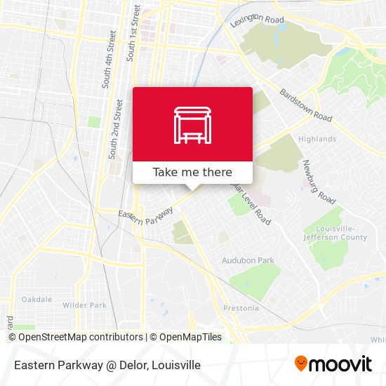 Eastern Parkway @ Delor map