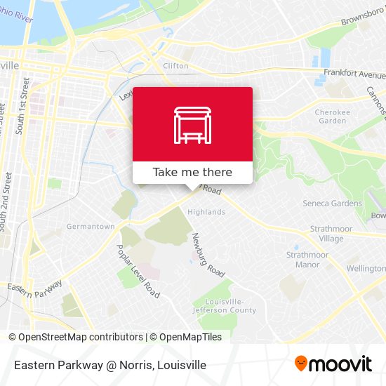 Mapa de Eastern Parkway @ Norris