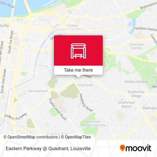Eastern Parkway @ Quadrant map