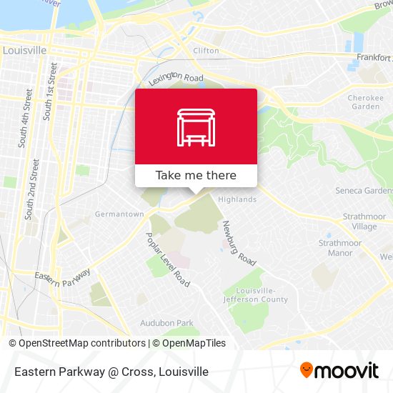 Mapa de Eastern Parkway @ Cross