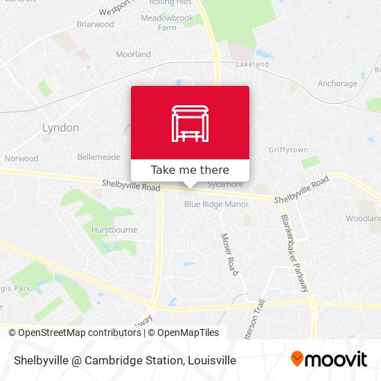 Shelbyville @ Cambridge Station map