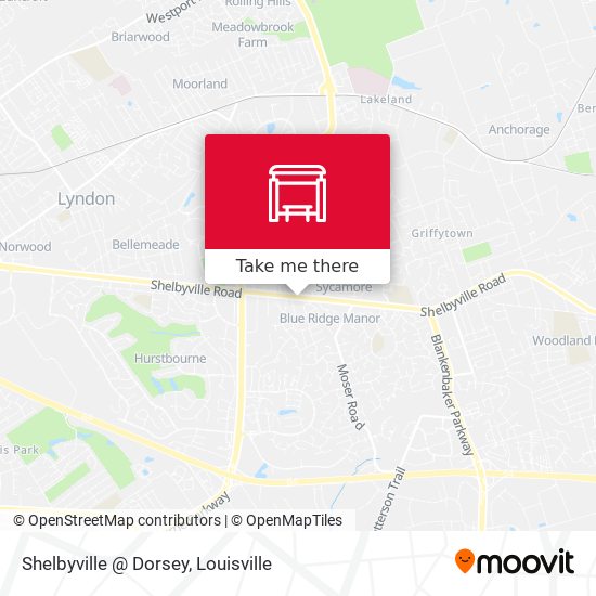 Shelbyville @ Dorsey map
