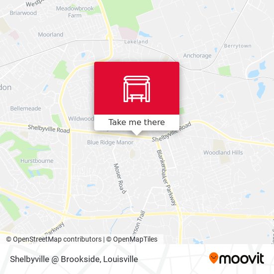 Shelbyville @ Brookside map