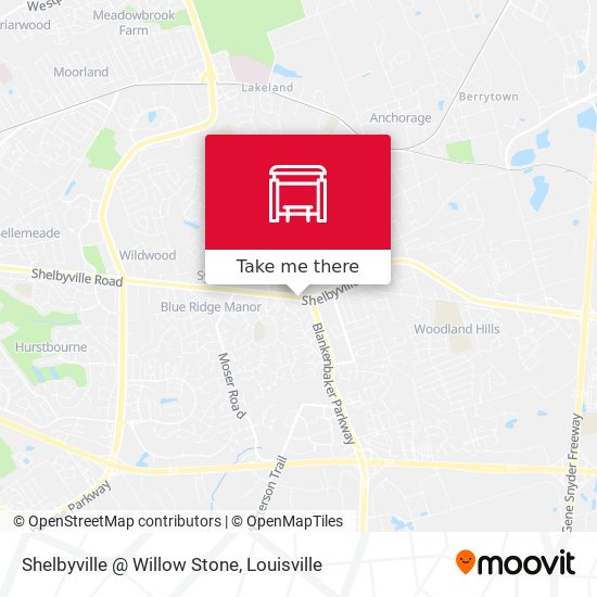 Shelbyville @ Willow Stone map