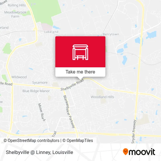 Shelbyville @ Linney map