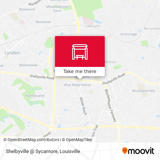 Shelbyville @ Sycamore map