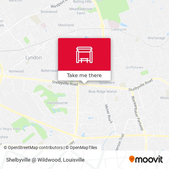Shelbyville @ Wildwood map