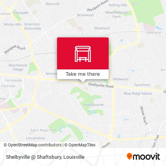 Shelbyville @ Shaftsbury map