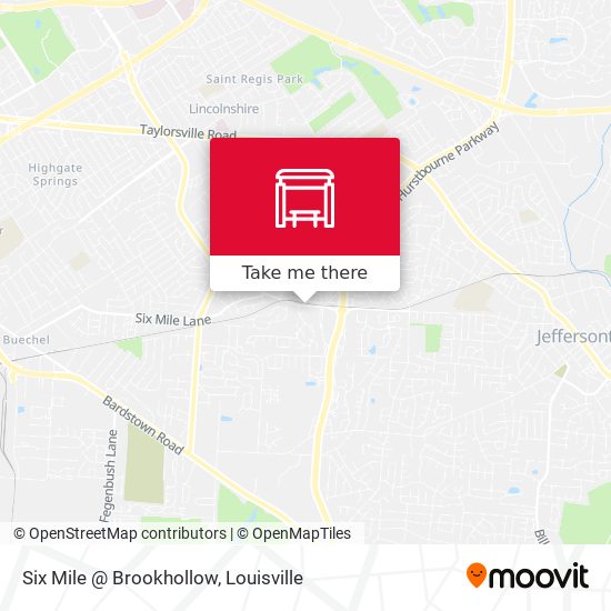 Six Mile @ Brookhollow map
