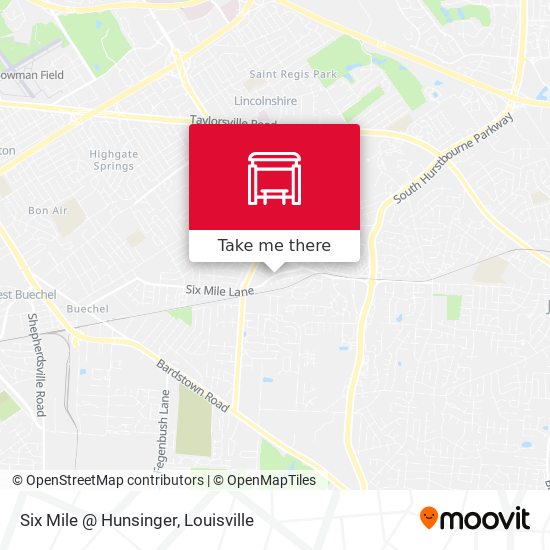 Six Mile @ Hunsinger map