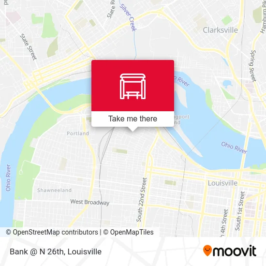 Bank @ N 26th map