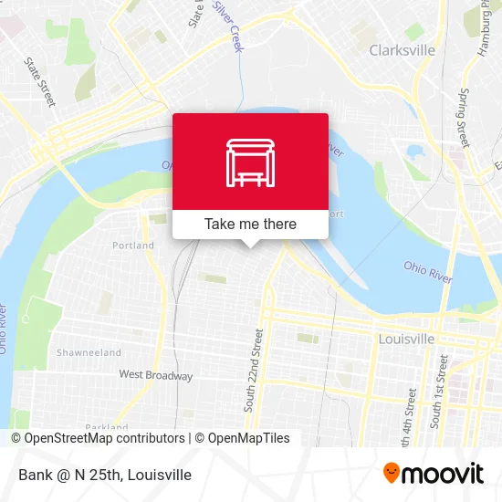 Bank @ N 25th map