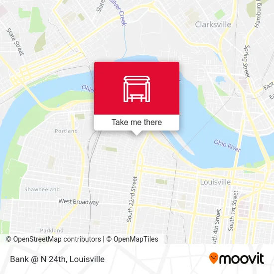 Bank @ N 24th map