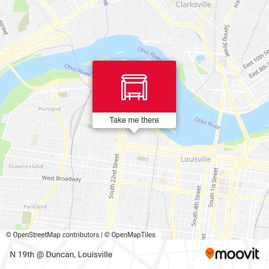 N 19th @ Duncan map