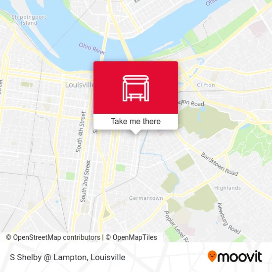 S Shelby @ Lampton map