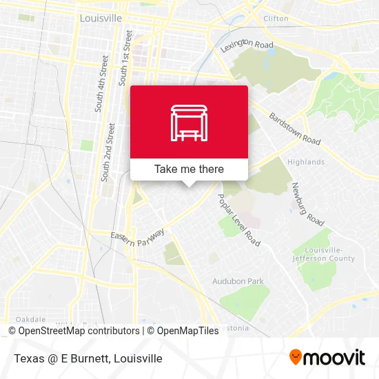 Texas @ E Burnett map