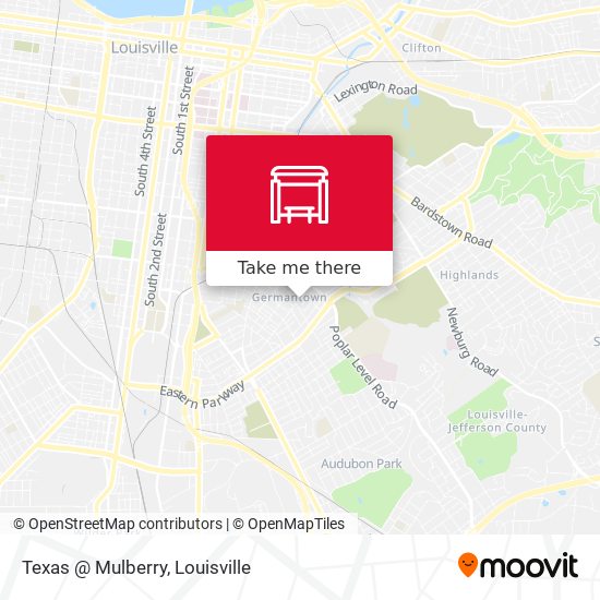 Mapa de Texas @ Mulberry