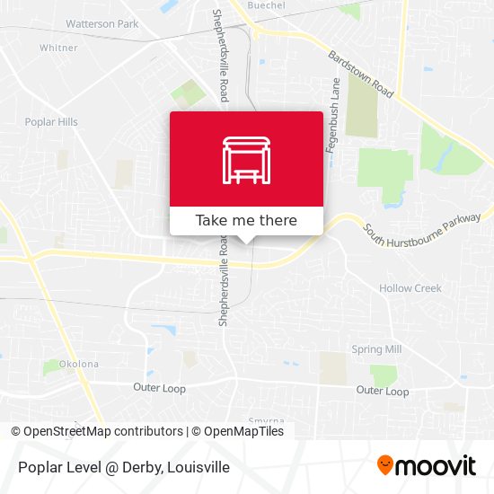 Poplar Level @ Derby map
