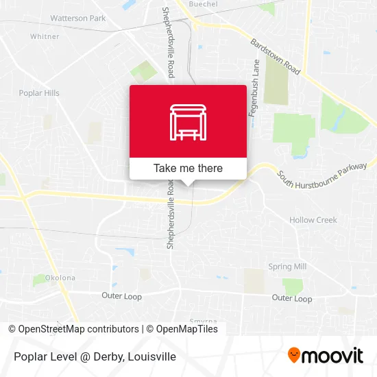 Mapa de Poplar Level @ Derby
