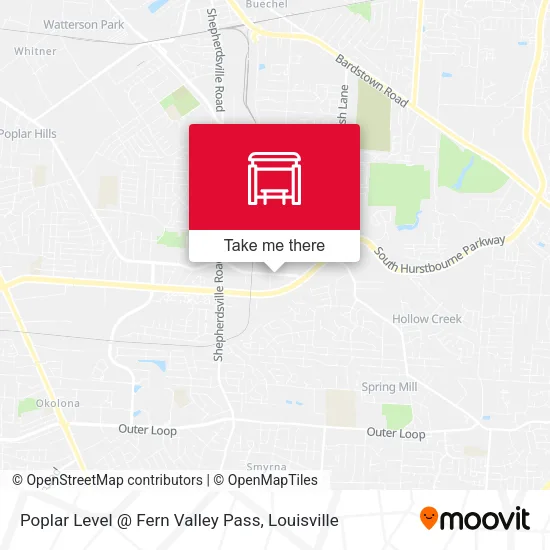 Mapa de Poplar Level @ Fern Valley Pass