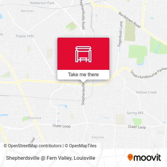 Shepherdsville @ Fern Valley map