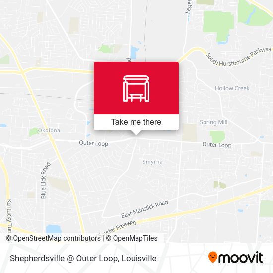 Mapa de Shepherdsville @ Outer Loop