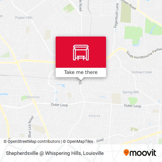 Shepherdsville @ Whispering Hills map