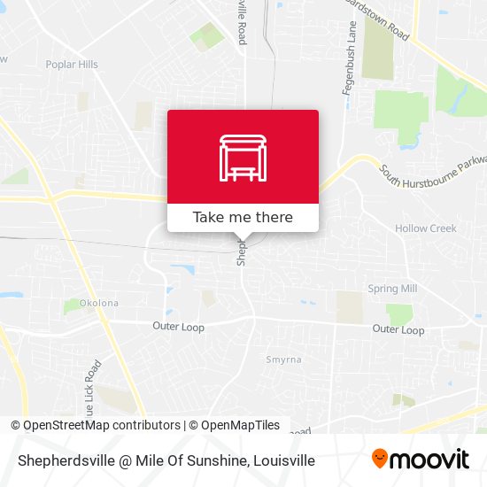 Shepherdsville @ Mile Of Sunshine map