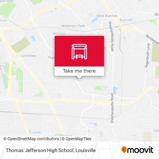 Thomas Jefferson High School map