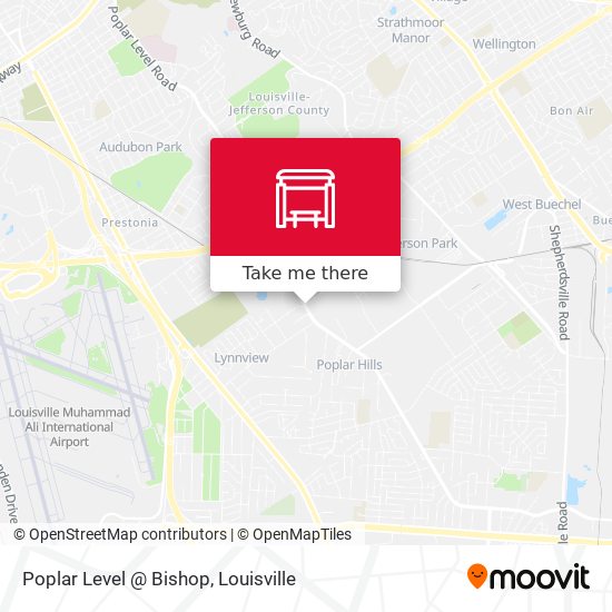 Poplar Level @ Bishop map