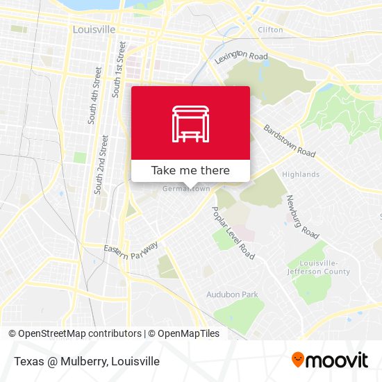 Mapa de Texas @ Mulberry