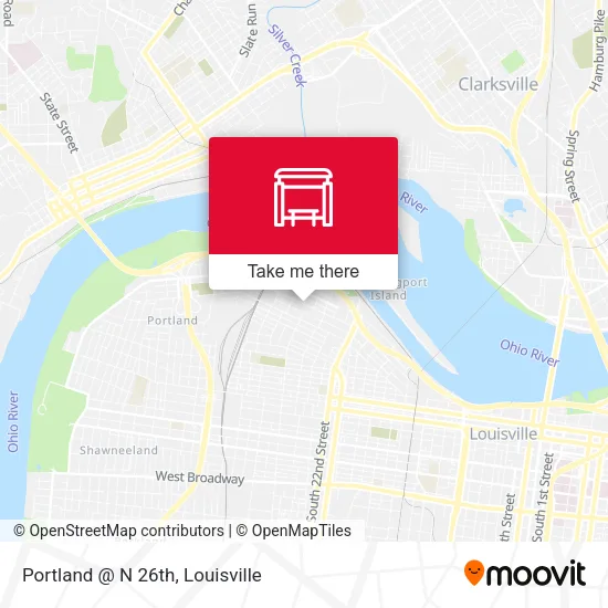 Mapa de Portland @ N 26th