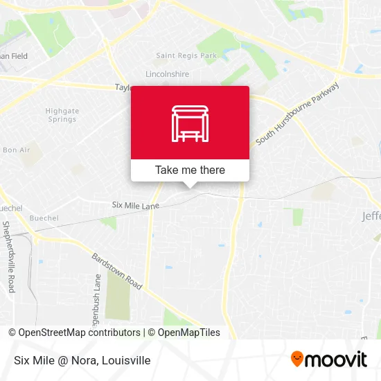 Six Mile @ Nora map