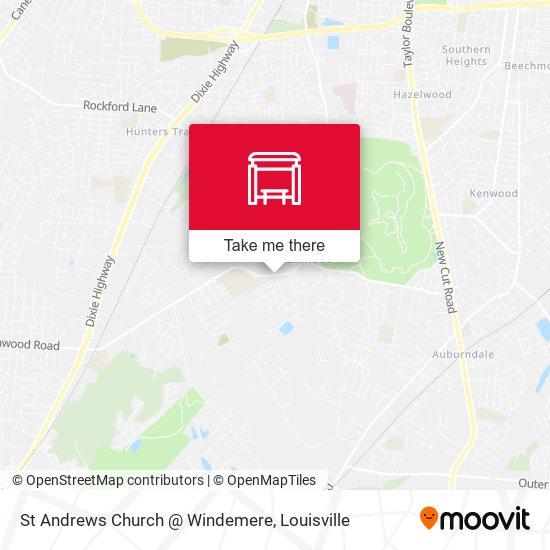 Mapa de St Andrews Church @ Windemere
