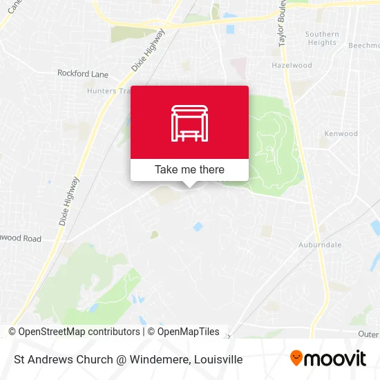 St Andrews Church @ Windemere map