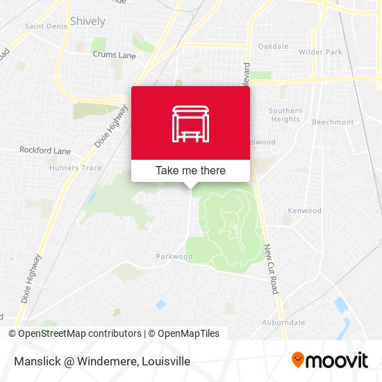 Mapa de Manslick @  Windemere