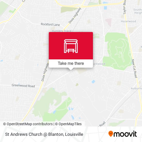 Mapa de St Andrews Church @ Blanton