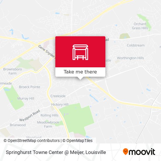 Springhurst Towne Center @ Meijer map