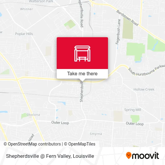 Shepherdsville @ Fern Valley map