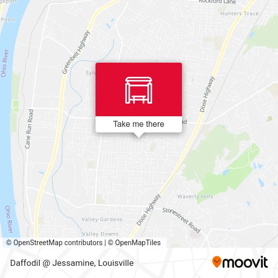 Daffodil @ Jessamine map