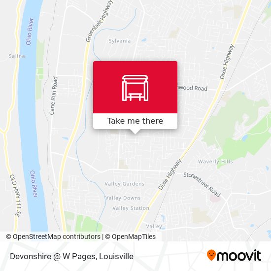 Devonshire @ W Pages map