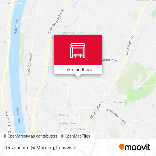 Devonshire @ Morning map