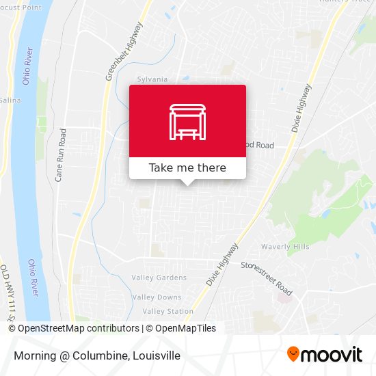 Morning @ Columbine map