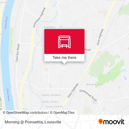 Morning @ Poinsettia map