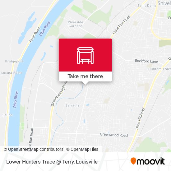 Mapa de Lower Hunters Trace @ Terry