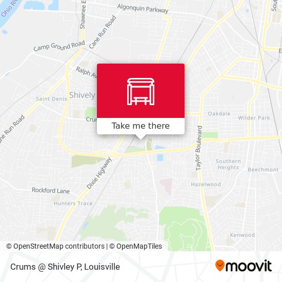 Crums @ Shivley P map