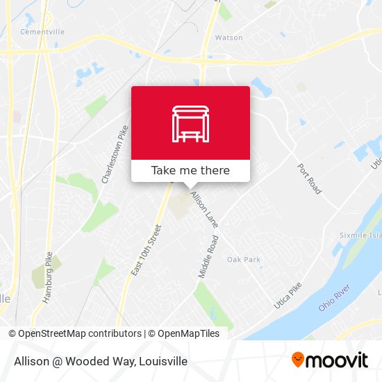 Allison @ Wooded Way map