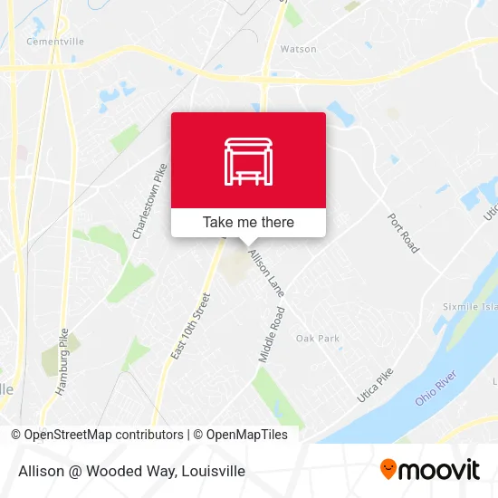 Allison @ Wooded Way map