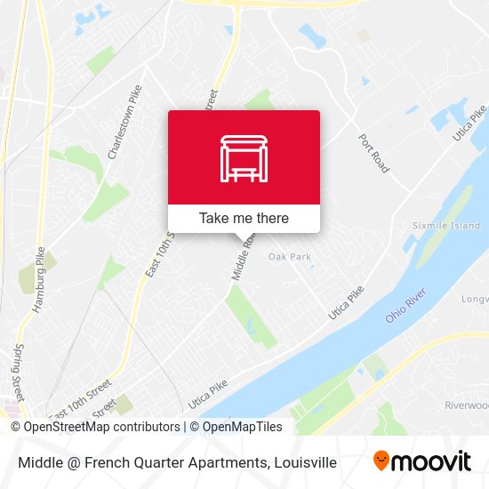 Middle @ French Quarter Apartments map
