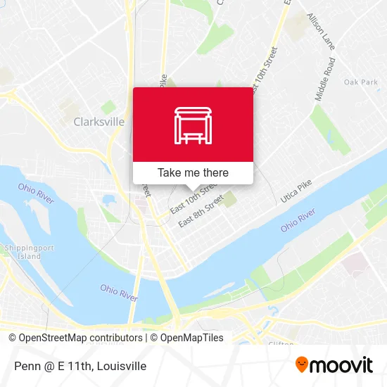 Penn @ E 11th map